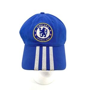 Chelsea Football Club Adidas Youth Hat Cap Blue Adjustable Soccer Fan Gift